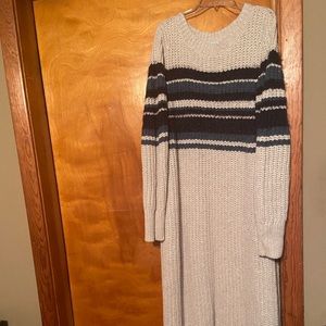 Striped Sweater Dress